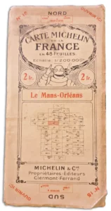 Plan d'accès de la brocante - Carte Michelin - Mademoiselle de la Buissonnière - Brocante - Courtenay